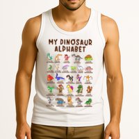 Types Of Dinosaurs Alphabet Dino Identification Meaningful Gift Tank Top