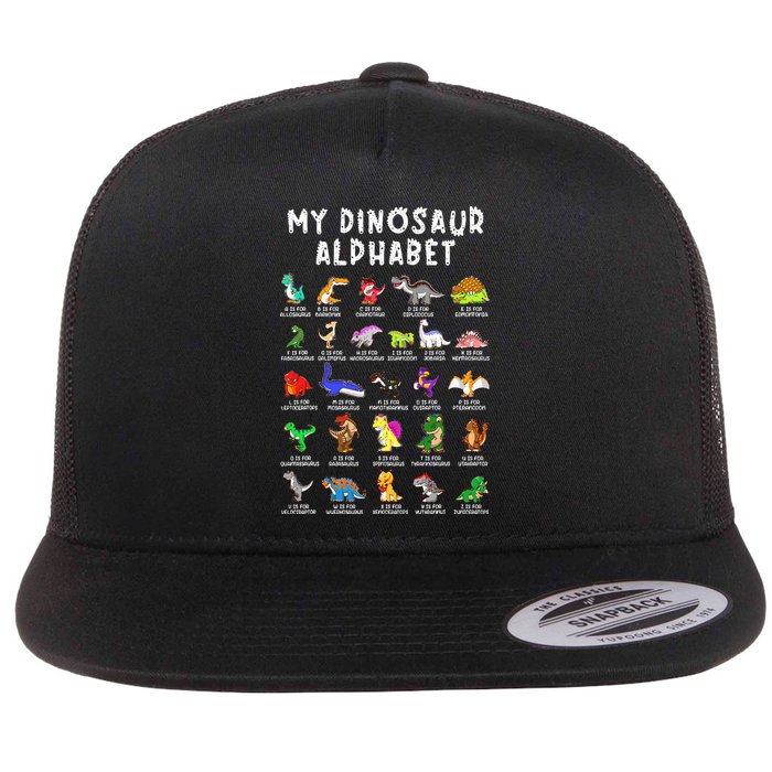 Types Of Dinosaurs Alphabet Dino Identification Flatbill Hat