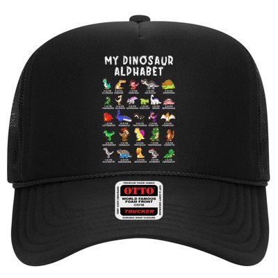 Types Of Dinosaurs Alphabet Dino Identification Trucker Hat