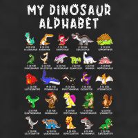 Types Of Dinosaurs Alphabet Dino Identification Golf Towel