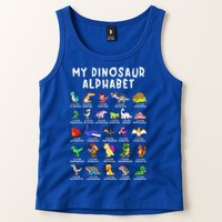 Types Of Dinosaurs Alphabet Dino Identification Tank Top