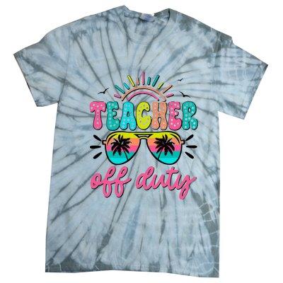 Teacher Off Duty Class Dismissed Tie-Dye T-Shirt