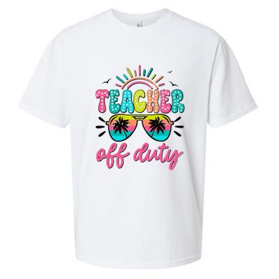 Teacher Off Duty Class Dismissed Sueded Cloud Jersey T-Shirt