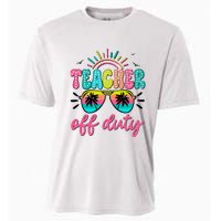 Teacher Off Duty Class Dismissed Cooling Performance Crew T-Shirt