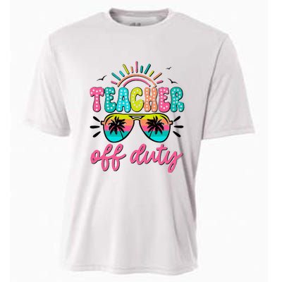 Teacher Off Duty Class Dismissed Cooling Performance Crew T-Shirt