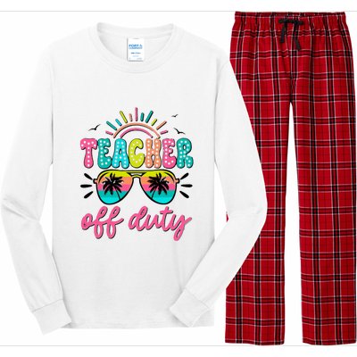 Teacher Off Duty Class Dismissed Long Sleeve Pajama Set