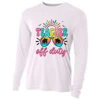 Teacher Off Duty Class Dismissed Cooling Performance Long Sleeve Crew