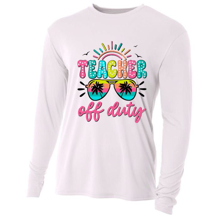 Teacher Off Duty Class Dismissed Cooling Performance Long Sleeve Crew