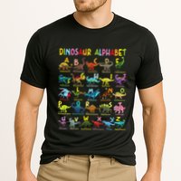 Types Of Dinosaurs Alphabet AZ ABC Dino Identification Performance Shirt