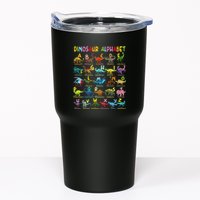 Types Of Dinosaurs Alphabet AZ ABC Dino Identification Tumbler