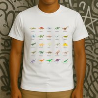 Types Of Dinosaurs For And T-Shirt