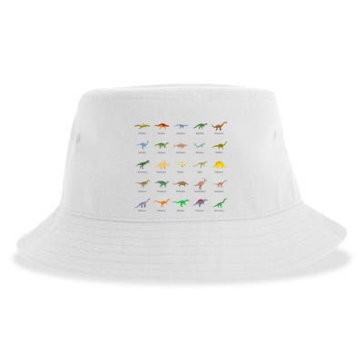 Types Of Dinosaurs For And Sustainable Bucket Hat
