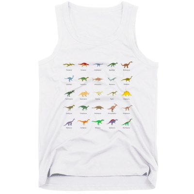 Types Of Dinosaurs For And Tank Top