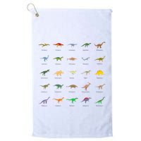 Types Of Dinosaurs For And Golf Towel