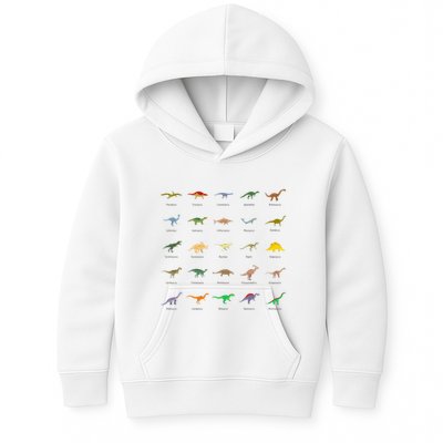 Types Of Dinosaurs For And Kids Hoodie