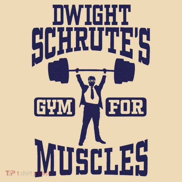 The Office DwightS Gym For Muscles Drawstring Bag