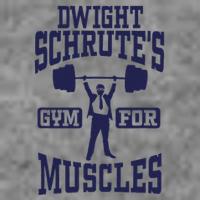 The Office DwightS Gym For Muscles 7-Panel Snapback Hat