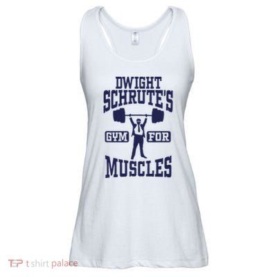 The Office DwightS Gym For Muscles Ladies Essential Flowy Tank