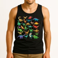 Types Of Dinosaurs Graphics Dino Identification Tank Top