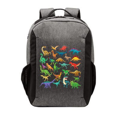 Types Of Dinosaurs Graphics Dino Identification Vector Backpack