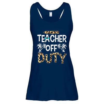 Teacher Off Duty Happy Last Day Of School Teacher Summer Ladies Essential Flowy Tank