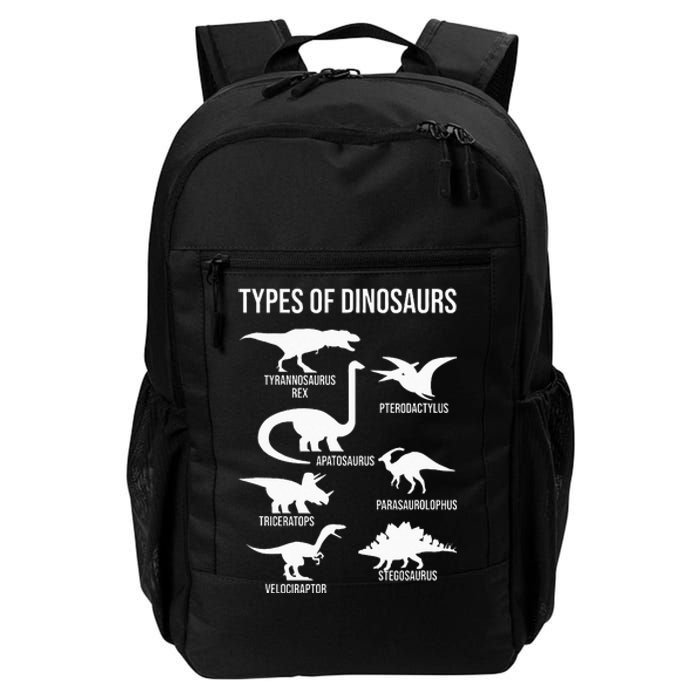 Types Of Dinosaurs  Dinosaur Lover Daily Commute Backpack