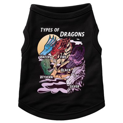 Types Of Dragons Funny Dragon Lover Gifts For Girls Doggie Tank