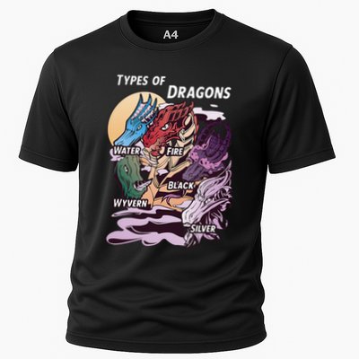 Types Of Dragons Funny Dragon Lover Gifts For Girls Performance Shirt