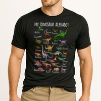 Types Of Dinosaurs Alphabet A Z Abc Dino Rex Identification Performance Shirt