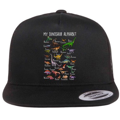 Types Of Dinosaurs Alphabet A Z Abc Dino Rex Identification Flatbill Hat
