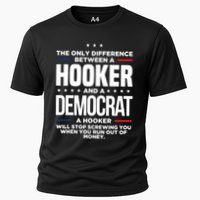 The Only Difference Between A Hooker And A Democrat Performance Shirt