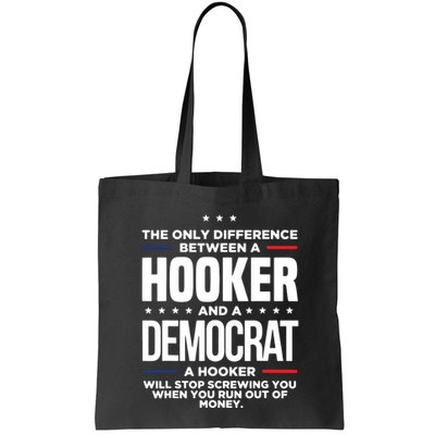 The Only Difference Between A Hooker And A Democrat Bag