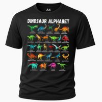 Types Of Dinosaurs Alphabet A Z ABC Dino Identification Performance Shirt