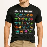 Types Of Dinosaurs Alphabet A Z ABC Dino Identification Performance Shirt