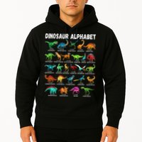 Types Of Dinosaurs Alphabet A Z ABC Dino Identification Hoodie