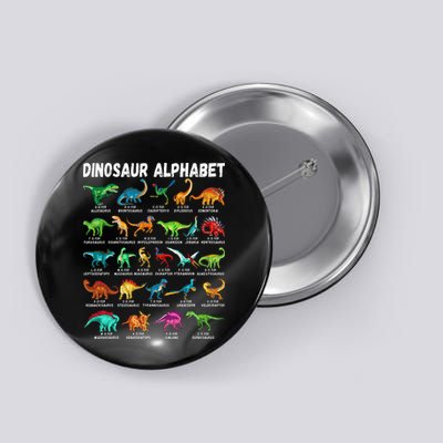 Types Of Dinosaurs Alphabet A Z ABC Dino Identification Button