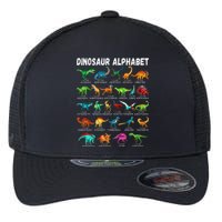 Types Of Dinosaurs Alphabet Az Abc Dino Identification Flexfit Unipanel Trucker Cap