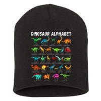 Types Of Dinosaurs Alphabet Az Abc Dino Identification Short Acrylic Beanie