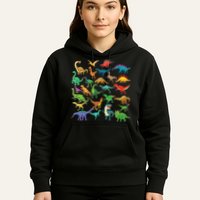 Types Of Dinosaurs Graphics Dino Identification Hoodie