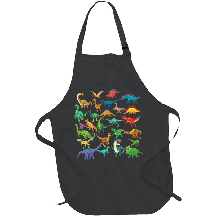 Types Of Dinosaurs Graphics Dino Identification Apron