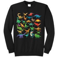 Types Of Dinosaurs Graphics Dino Identification Sweatshirt