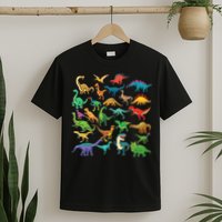 Types Of Dinosaurs Graphics Dino Identification T-Shirt