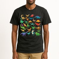 Types Of Dinosaurs Graphics Dino Identification Tall T-Shirt