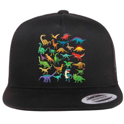 Types Of Dinosaurs Graphics Dino Identification Flatbill Hat