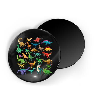 Types Of Dinosaurs Graphics Dino Identification Magnet