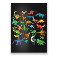 Types Of Dinosaurs Graphics Dino Identification Poster
