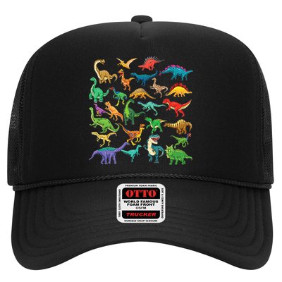 Types Of Dinosaurs Graphics Dino Identification Trucker Hat