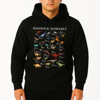 Types Of Dinosaurs Alphabet Abc Dino Identification Az Hoodie