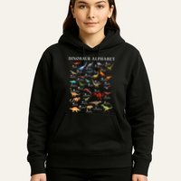 Types Of Dinosaurs Alphabet Abc Dino Identification Az Hoodie
