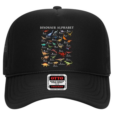 Types Of Dinosaurs Alphabet Abc Dino Identification Az Trucker Hat